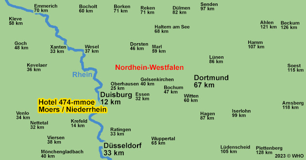 Urlaub im Advent in Moers am Niederrhein, Kurzurlaub an den Adventswochenenden am Rand des Ruhrgebiets zwischen Duisburg, Krefeld, Oberhausen, Mlheim an der Ruhr, Bottrop, Dsseldorf, Essen, Gelsenkirchen, Herne und Bochum