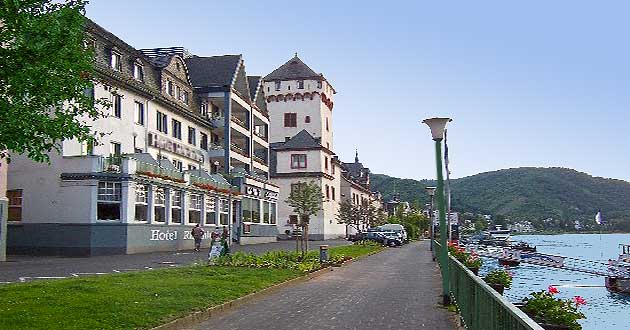 Urlaub �ber Weihnachten am Mittelrhein, Weihnachtsurlaub direkt am Rheinufer in Boppard am Rhein im Tal der Loreley