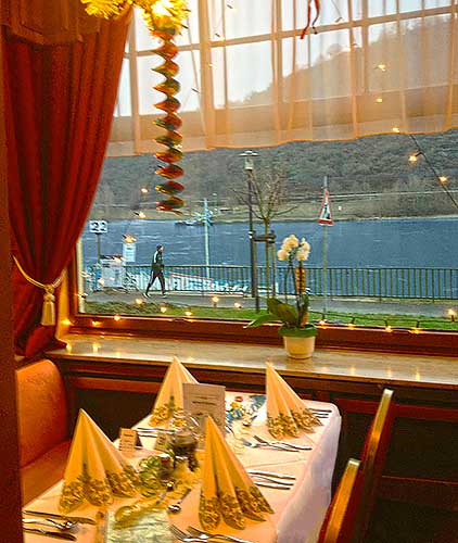Urlaub �ber Weihnachten am Mittelrhein, Weihnachtsurlaub direkt am Rheinufer in Boppard am Rhein im Tal der Loreley