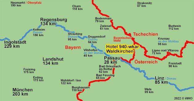 Urlaub ber Weihnachten im Naturpark Bayerischer Wald, Weihnachtsurlaub in Bayern in der Nhe von Passau an der Donau